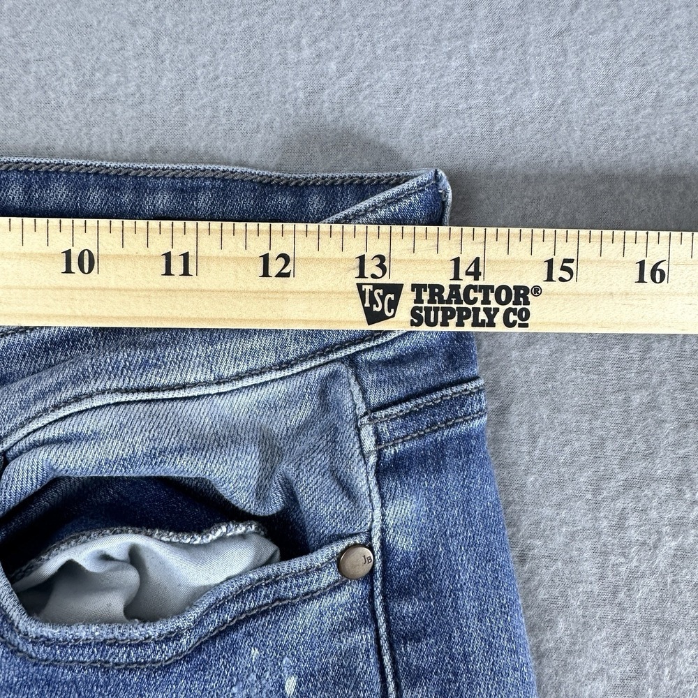 Judy Blue Jeans Womens 7/28 Boyfriend Fit Distressed Ripped Stretch JB82169LT - Picture 7 of 12
